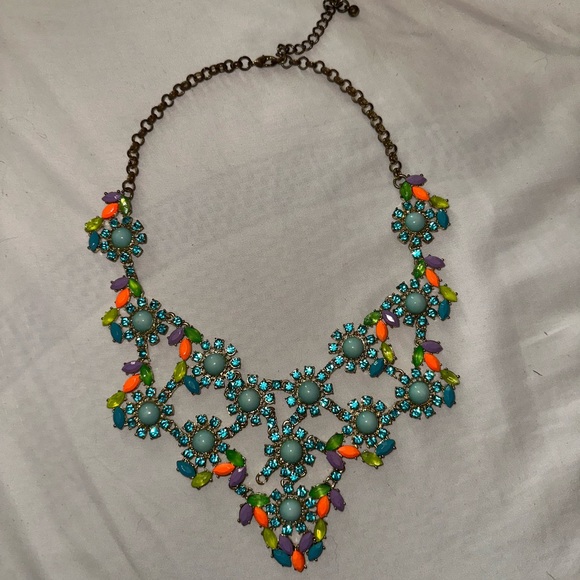 Gorgeous Colorful J. Crew Statement Necklace - Picture 5 of 8